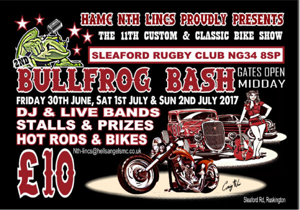 Bullfrog bash June 2017 Sleaford Lincolnshire